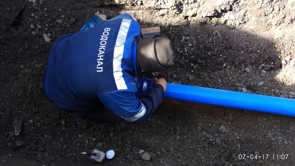 Реконструкция водопровода с применением труб ПВХ-О MOLECOOL в п.Куйбас, г.Магнитогорска